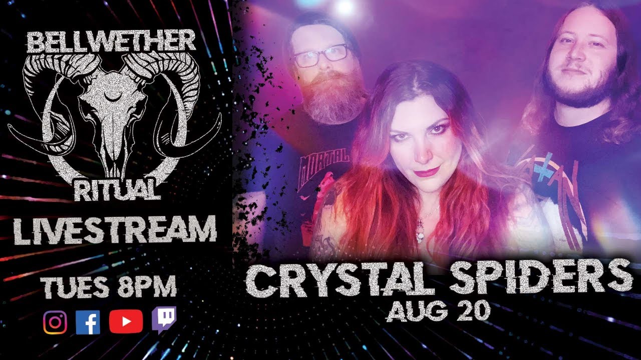Thumbnail for the Bellwether Ritual livestream interview with Crystal Spiders