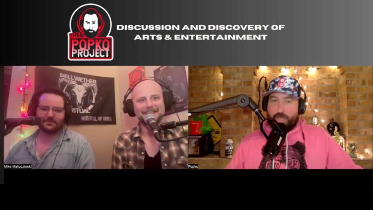 Bellwether Ritual interview with Popko Project pic of Mike, Steve and Popko